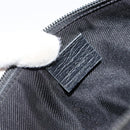 GUCCI GG Canvas Web Sherry Line Accessory Pouch Black 141809 Auth 153474-19