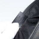 GUCCI GG Canvas Web Sherry Line Accessory Pouch Black 141809 Auth 153474-12