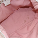 GUCCI GG Canvas Sherry Line Tote Bag Gold Pink 137396 Auth 153475-11