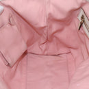 GUCCI GG Canvas Sherry Line Tote Bag Gold Pink 137396 Auth 153475-20