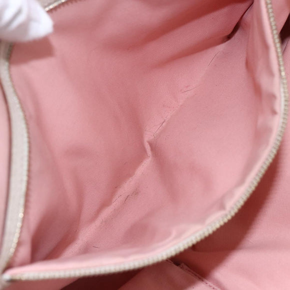 GUCCI GG Canvas Sherry Line Tote Bag Gold Pink 137396 Auth 153475