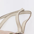 GUCCI GG Canvas Sherry Line Tote Bag Gold Pink 137396 Auth 153475-8