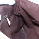 GUCCI GG Canvas Shoulder Bag Beige Silver 145857 Auth 153476-19