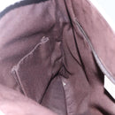 GUCCI GG Canvas Shoulder Bag Beige Silver 145857 Auth 153476-20