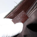 GUCCI GG Canvas Shoulder Bag Beige Silver 114273 Auth 153477-24