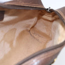 GUCCI GG Supreme Web Sherry Line Bag PVC Beige Gold 56 02 087 Auth 153480-20