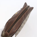 GUCCI GG Supreme Web Sherry Line Bag PVC Beige Gold 56 02 087 Auth 153480-6