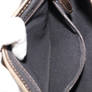 BURBERRY Nova Check Accessory Pouch PVC Beige Gold Auth 153483-22