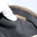 BURBERRY Nova Check Accessory Pouch PVC Beige Gold Auth 153483-12