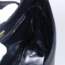 BALLY Shoulder Bag Leather Black Gold Auth 153489-19