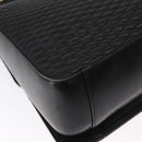 BALLY Hand Bag Leather 2way Black Gold Auth 153490A-17