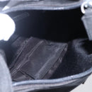 PRADA Hand Bag Nylon Black Silver Auth 153493-11