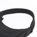PRADA Hand Bag Nylon Black Silver Auth 153493-9