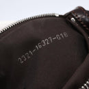 FENDI Zucca Canvas Hand Bag Black Brown Auth 153494-12
