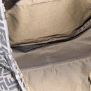 FENDI Zucca Canvas Hand Bag Black Brown Auth 153495-11