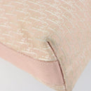 Christian Dior Trotter Canvas Shoulder Bag Pink Silver Auth 153498-15
