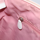 Christian Dior Trotter Canvas Shoulder Bag Pink Silver Auth 153498-21