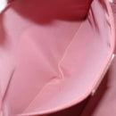 Christian Dior Trotter Canvas Shoulder Bag Pink Silver Auth 153498-22