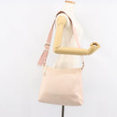 Christian Dior Trotter Canvas Shoulder Bag Pink Silver Auth 153498-23