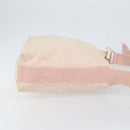 Christian Dior Trotter Canvas Shoulder Bag Pink Silver Auth 153498-3