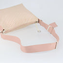Christian Dior Trotter Canvas Shoulder Bag Pink Silver Auth 153498-7