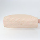 Christian Dior Trotter Canvas Shoulder Bag Pink Silver Auth 153498-5