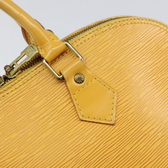LOUIS VUITTON Epi Alma Hand Bag Yellow M52149 LV Auth 153501