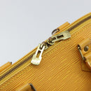 LOUIS VUITTON Epi Alma Hand Bag Yellow M52149 LV Auth 153501-18