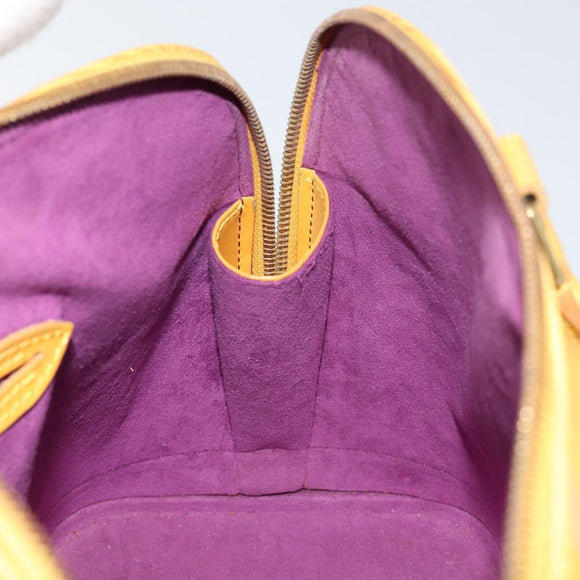 LOUIS VUITTON Epi Alma Hand Bag Yellow M52149 LV Auth 153501