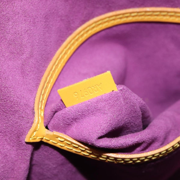 LOUIS VUITTON Epi Alma Hand Bag Yellow M52149 LV Auth 153501