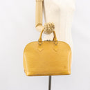 LOUIS VUITTON Epi Alma Hand Bag Yellow M52149 LV Auth 153501-22