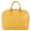 LOUIS VUITTON Epi Alma Hand Bag Yellow M52149 LV Auth 153501-2