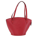 LOUIS VUITTON Epi Saint Jacques Shopping Shoulder Bag Red M52277 LV Auth 153502-1