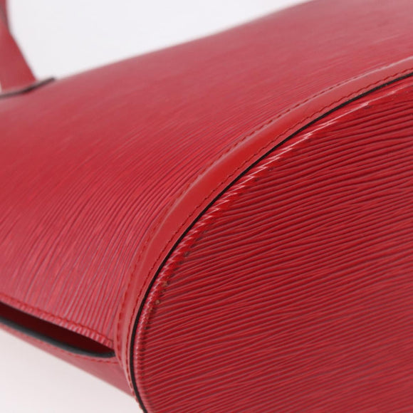 LOUIS VUITTON Epi Saint Jacques Shopping Shoulder Bag Red M52277 LV Auth 153502