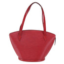 LOUIS VUITTON Epi Saint Jacques Shopping Shoulder Bag Red M52277 LV Auth 153502-13