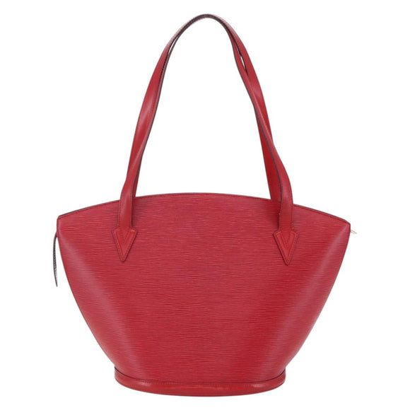 LOUIS VUITTON Epi Saint Jacques Shopping Shoulder Bag Red M52277 LV Auth 153502