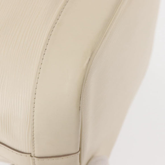 LOUIS VUITTON Epi Noe Shoulder Bag White Yvoire M4084J LV Auth 153505V