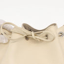 LOUIS VUITTON Epi Noe Shoulder Bag White Yvoire M4084J LV Auth 153505V-19