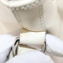 LOUIS VUITTON Epi Noe Shoulder Bag White Yvoire M4084J LV Auth 153505V-11