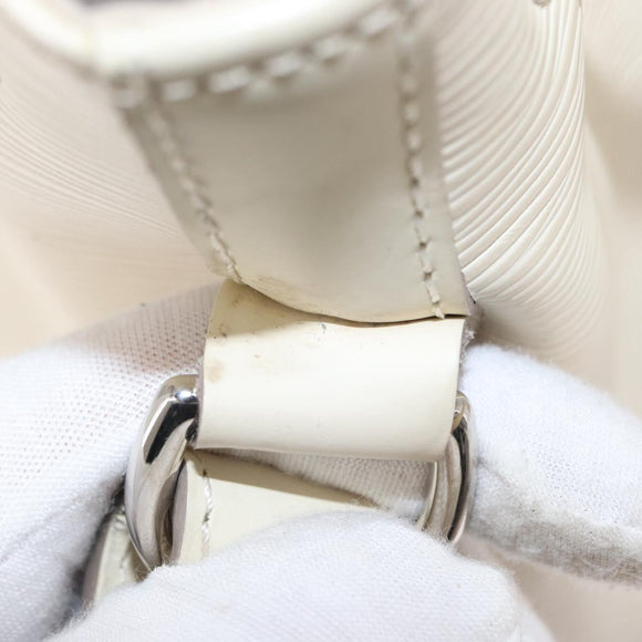 LOUIS VUITTON Epi Noe Shoulder Bag White Yvoire M4084J LV Auth 153505V
