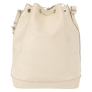 LOUIS VUITTON Epi Noe Shoulder Bag White Yvoire M4084J LV Auth 153505V-2