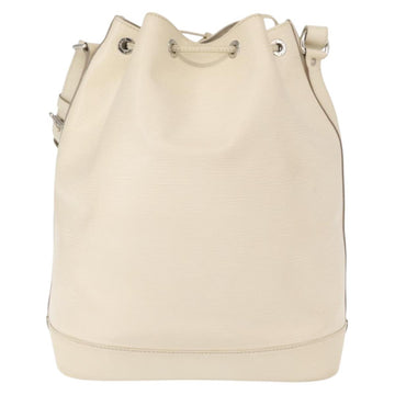 LOUIS VUITTON Epi Noe Shoulder Bag White Yvoire M4084J LV Auth 153505V - 0