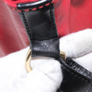 LOUIS VUITTON Epi Petit Noe Shoulder Bag Bicolor Black Red M44017 LV Auth 153507-11