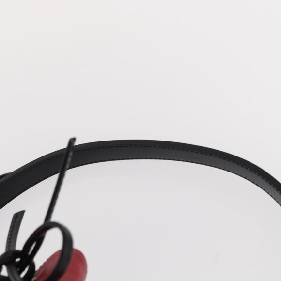 LOUIS VUITTON Epi Petit Noe Shoulder Bag Bicolor Black Red M44017 LV Auth 153507