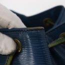 LOUIS VUITTON Epi Noe Shoulder Bag Bicolor Green Blue M44044 LV Auth 153509-10