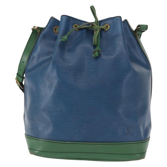 LOUIS VUITTON Epi Noe Shoulder Bag Bicolor Green Blue M44044 LV Auth 153509