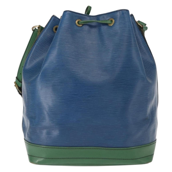 LOUIS VUITTON Epi Noe Shoulder Bag Bicolor Green Blue M44044 LV Auth 153509