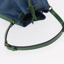 LOUIS VUITTON Epi Noe Shoulder Bag Bicolor Green Blue M44044 LV Auth 153509-7