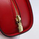 LOUIS VUITTON Epi Dauphine MM Pouch Red M48457 LV Auth 153510-8