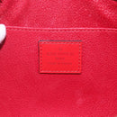 LOUIS VUITTON Epi Dauphine MM Pouch Red M48457 LV Auth 153510-17